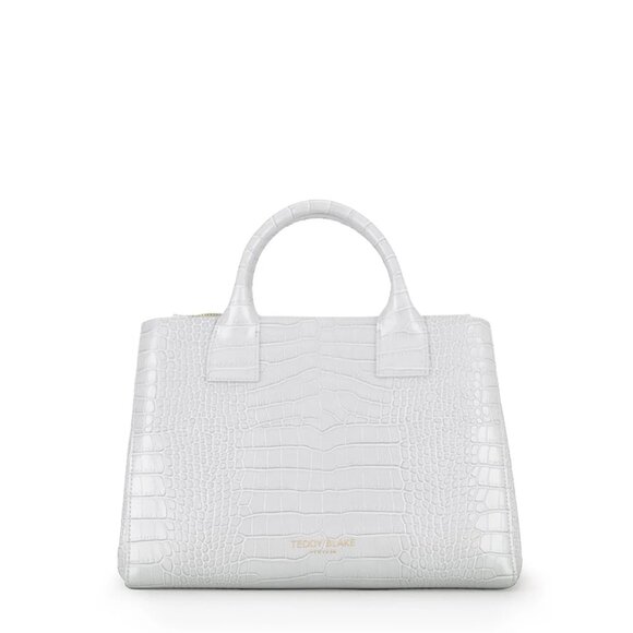 New With Tags Teddy Blake Bella Croco 12" - Light Grey - Picture 1 of 11